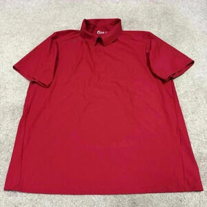 Zyia Polo Men’s Red Short Sleeve Size XXL
